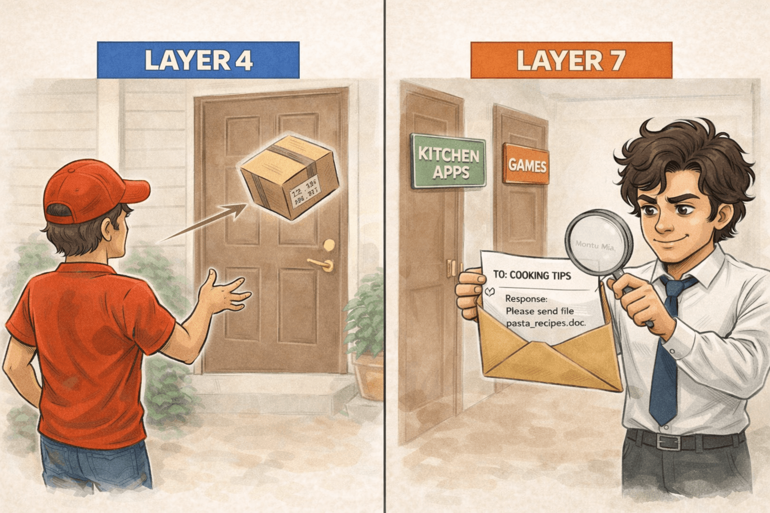 Layer 4 vs Layer 7